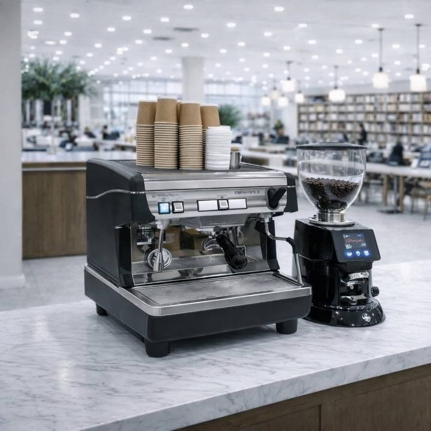 Одногруппная Nuova Simonelli Appia с кофемолкой